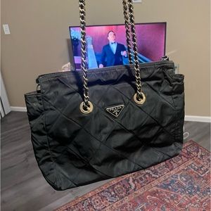 Black Prada Tote